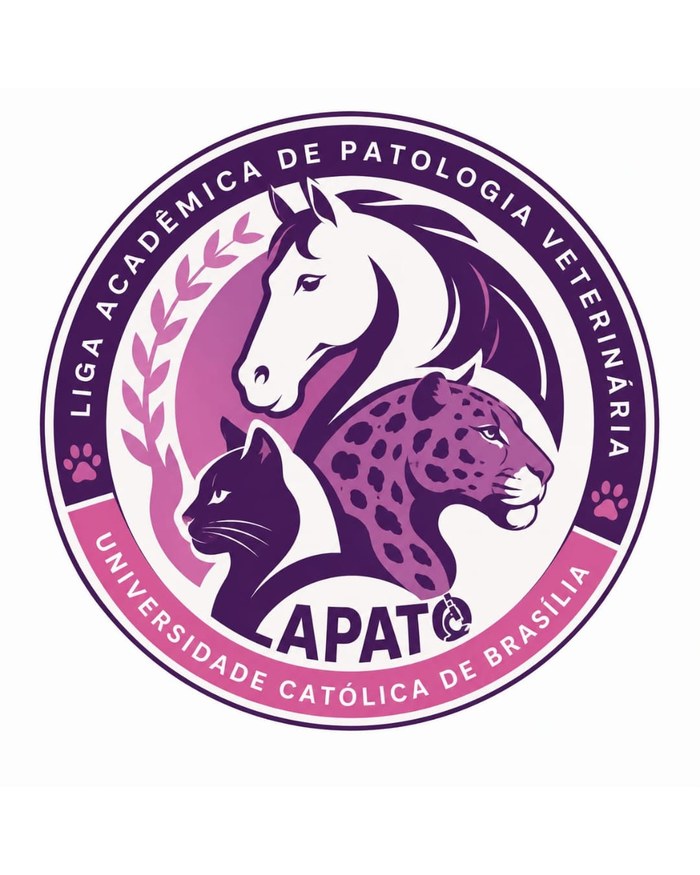 Brasão oficial da Liga Acadêmica de Patologia Veterinária